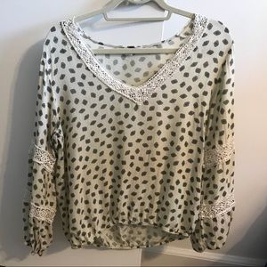 Long sleeve blouse